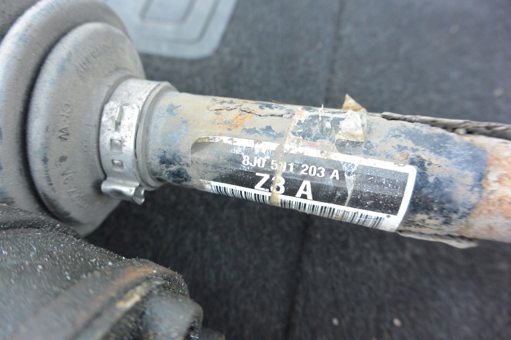 фото №8, Приводной вал правая левая задняя audi tt 8j 3.2 fsi quattr kpl