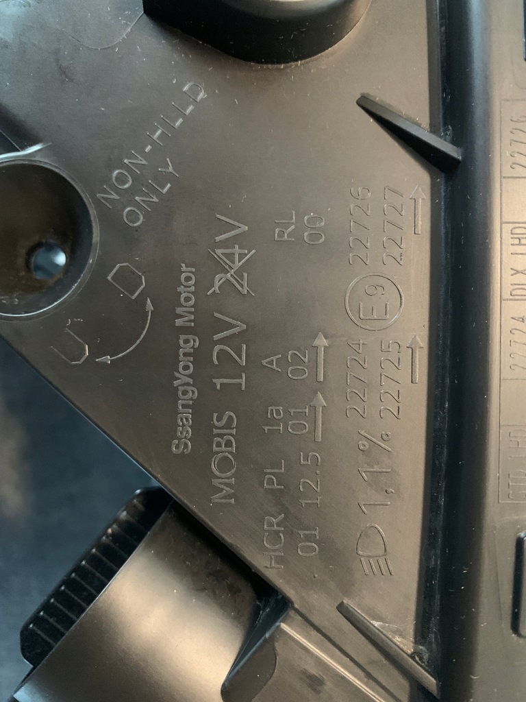 фото №11, Лампа ліва ssang yong tivoli 2019-