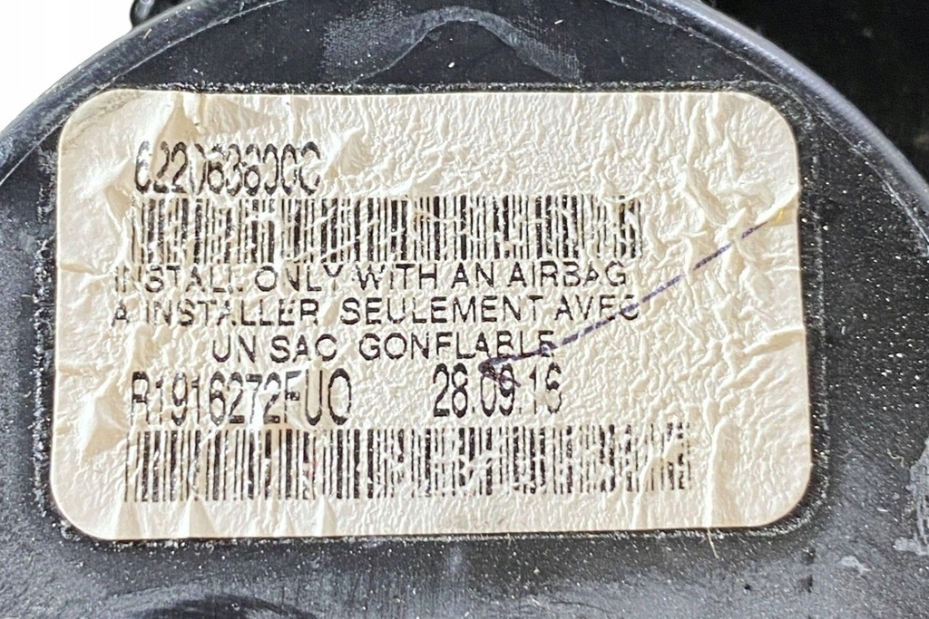 фото №8, Pas безпеки передній лівий dodge charger p1hz05dx9ag 3.6l бензиновий