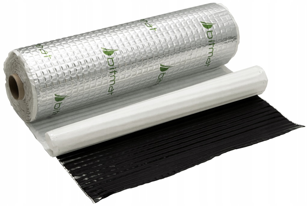 Мат шумоизоляционная бутиловая битумная алюбутил 1,5mm усиливающая blachę Киев