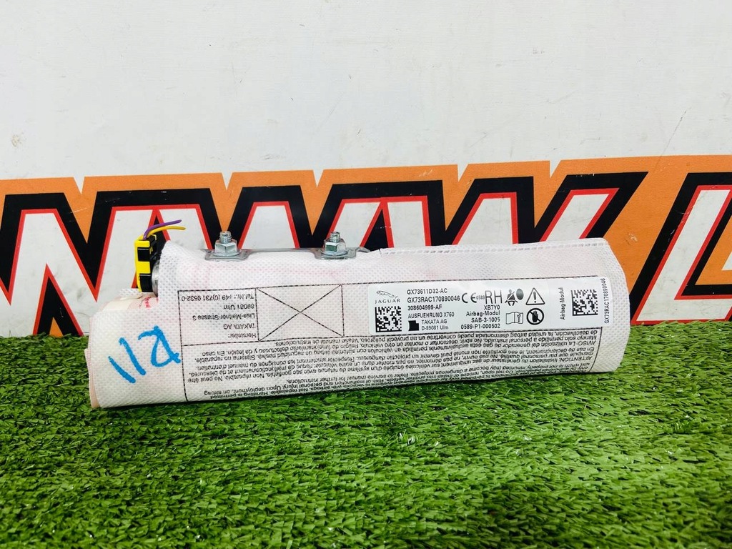 фото №7, Подушка повітряна w сидіння права jaguar xe x760 gx73-611d32-ac