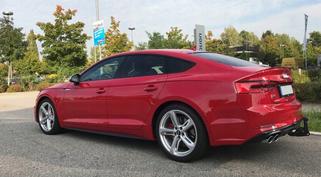 фото №8, Спойлер na крышка audi a5 5f sportback 8w8 coupe 8w6 чёрный блеск