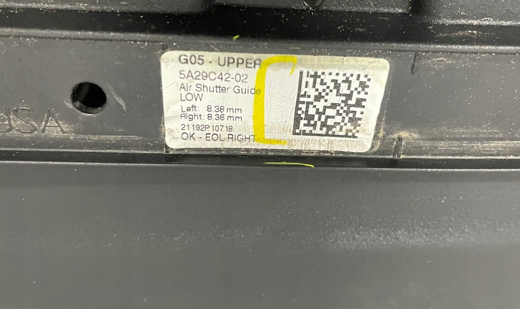 фото №7, Решётка радиатора решётка радиатора воздуховод воздуха bmw x5 g05