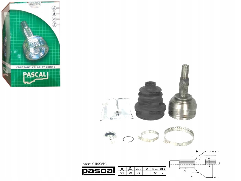 фото №1, Шарнір привідний зовнішній dacia logan logan expr