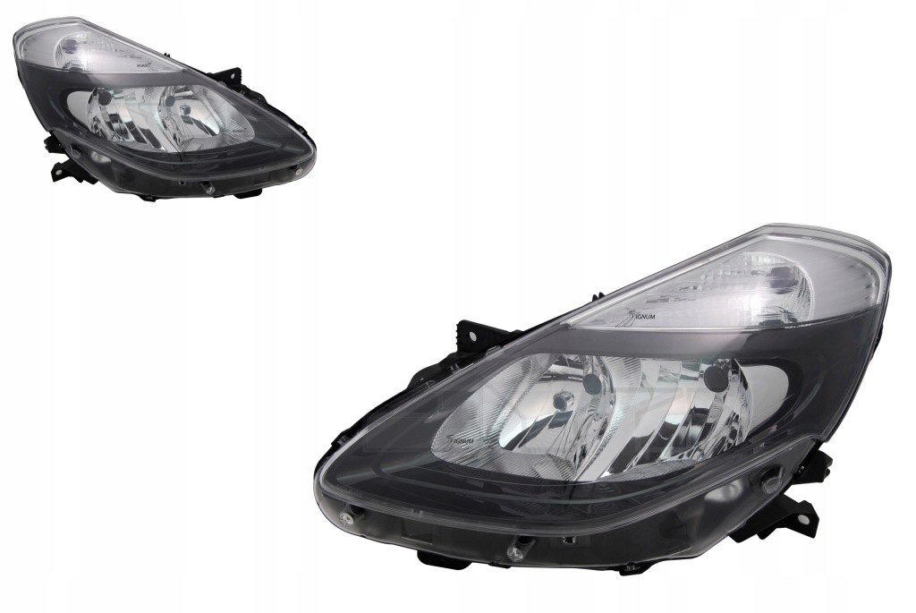 фото №1, Renault clio iii 09-12 black nowe лампы комплект