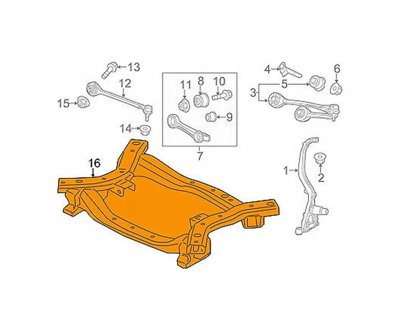 фото №8, Подрамник перед подрамник do dodge challenger 2015-2024 68185029aa