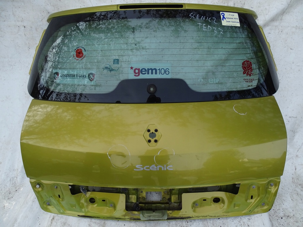 фото №1, Крышка багажника багажника renault scenic ii ted37 pierwszy лак