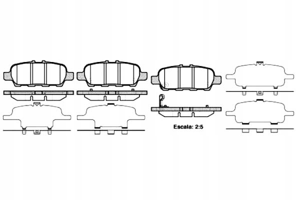 фото №1, Remsa тормозные колодки тормозные infiniti ex 30d