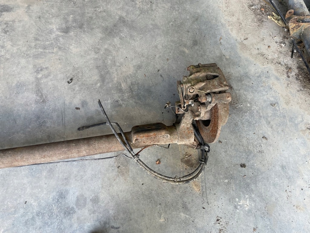 фото №3, Балка підвіска задня renault master ii movano гальмівні диски з abs