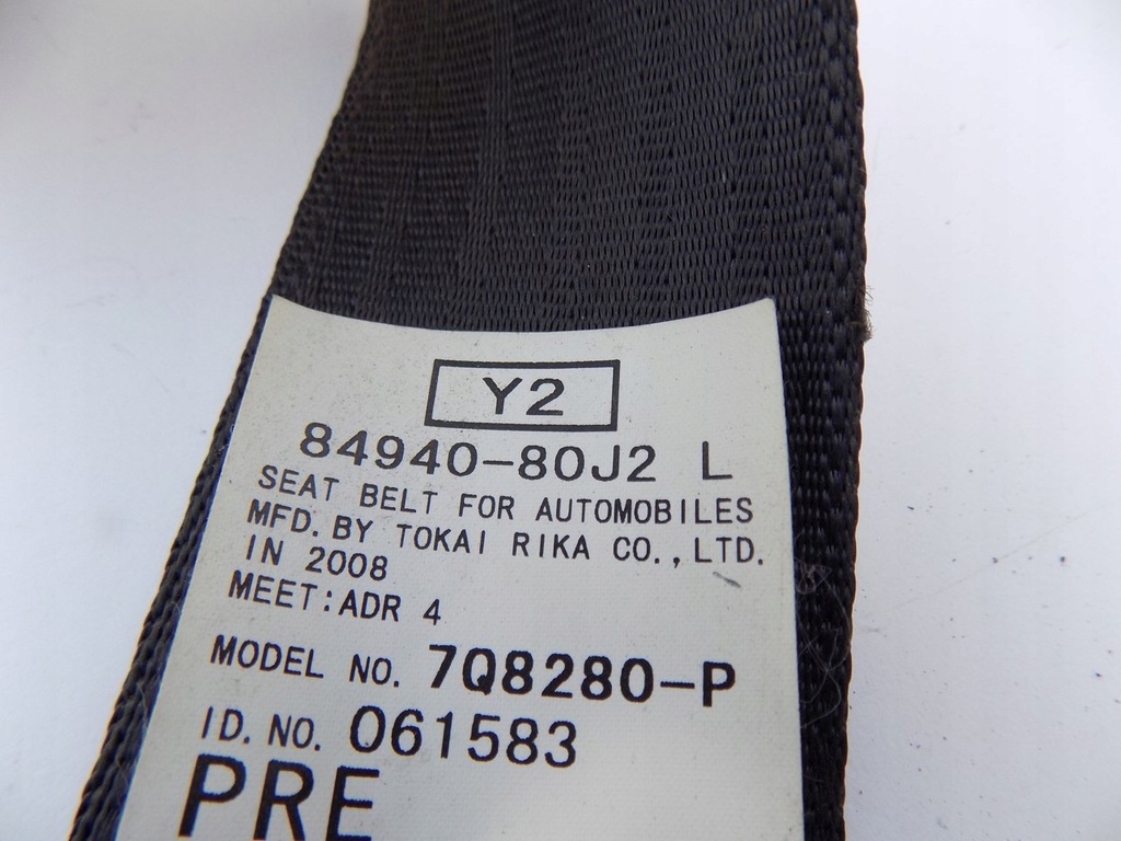 фото №6, Suzuki sx-4 sx4 pas лівий перед 84940-80j2 japonia