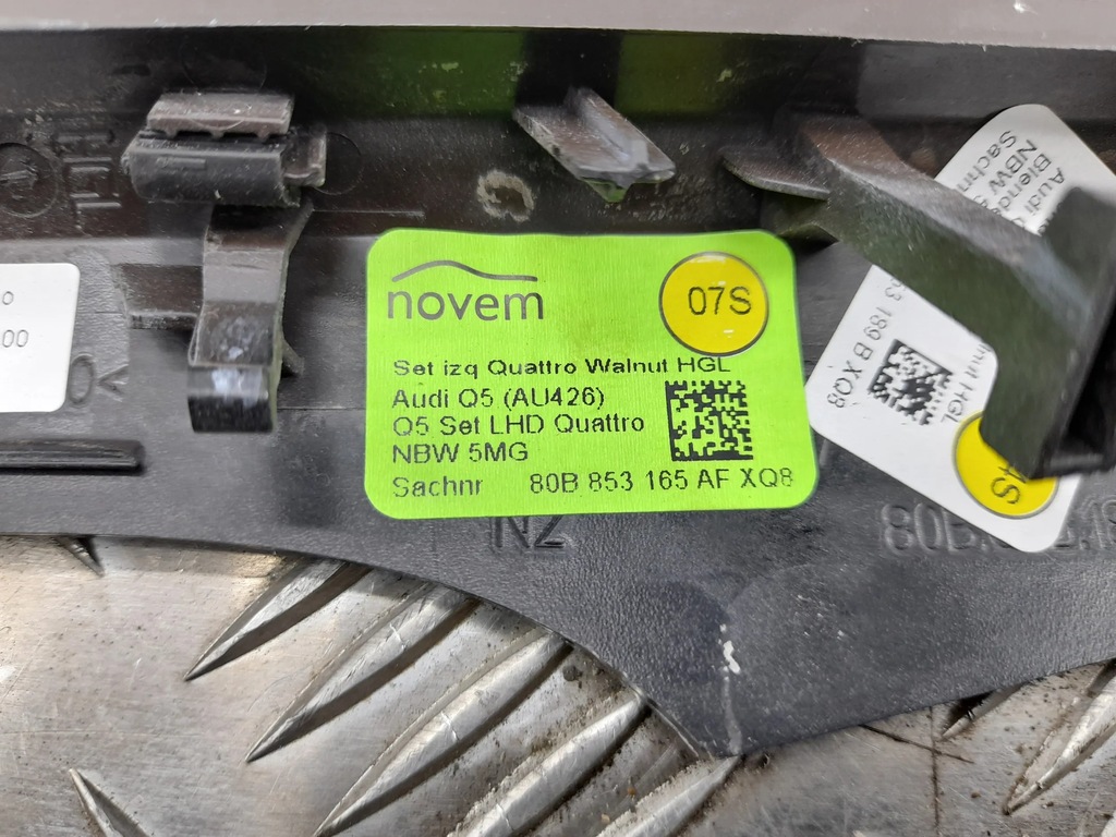 фото №13, Audi q5 sq5 80b853190e ustaw ручка внутрішнє