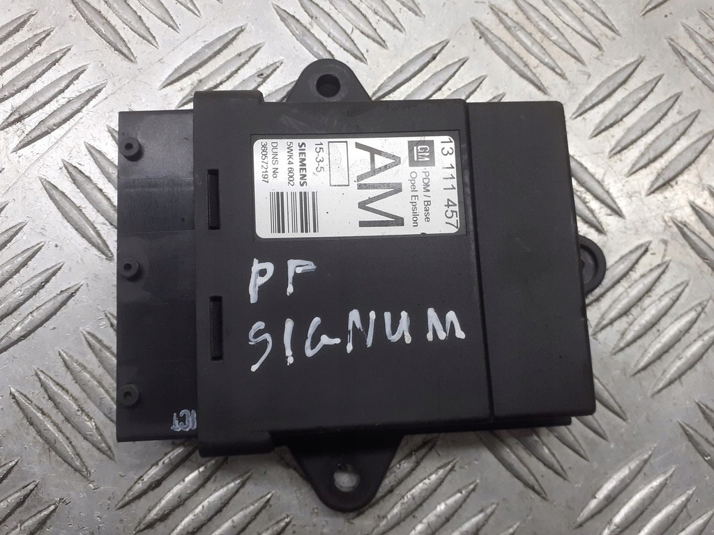 фото №1, Модуль блок керування двері правий перед opel signum 13111457