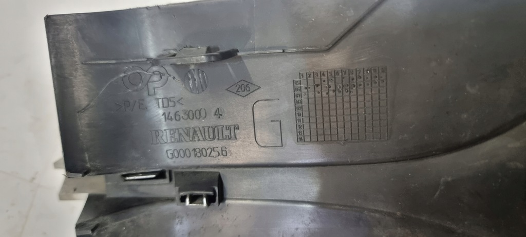 фото №6, Решётка противотуманной фары решётка радиатора левая бампера перед renault espace iv lift 2006-12