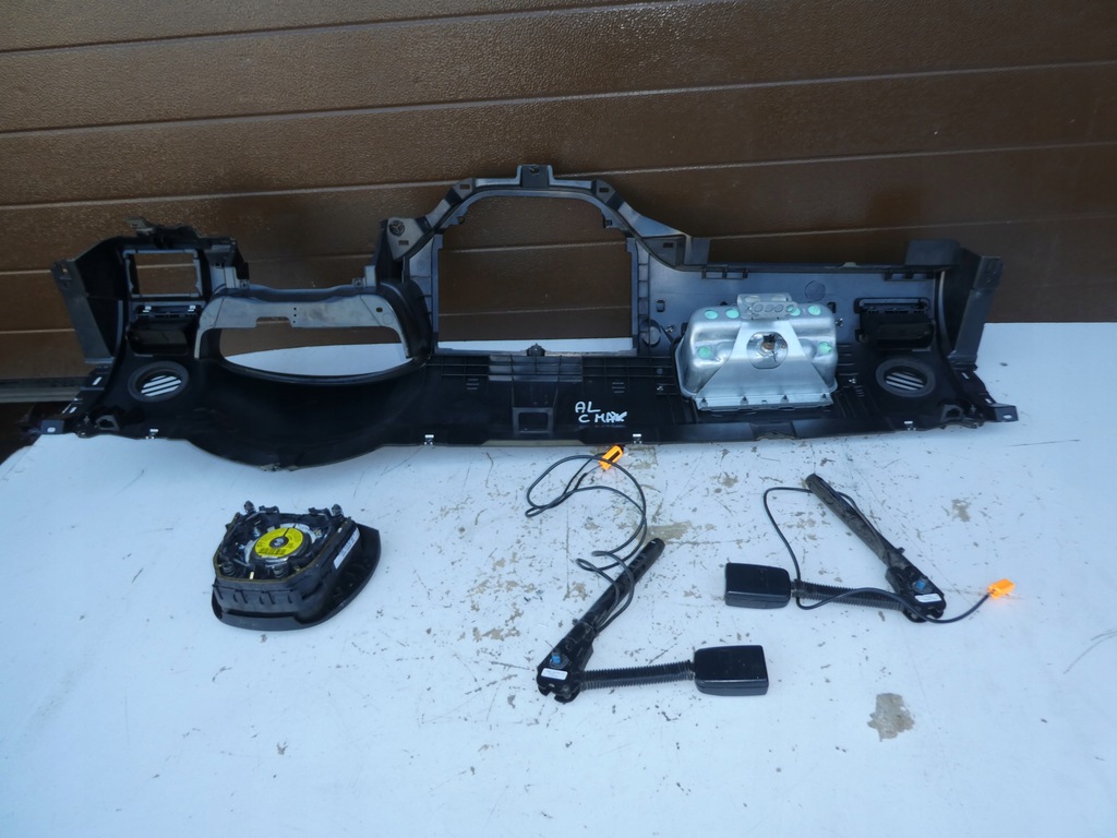 фото №10, Ford c-max mk1 приборная панель консоль подушки безопасности eu комплект