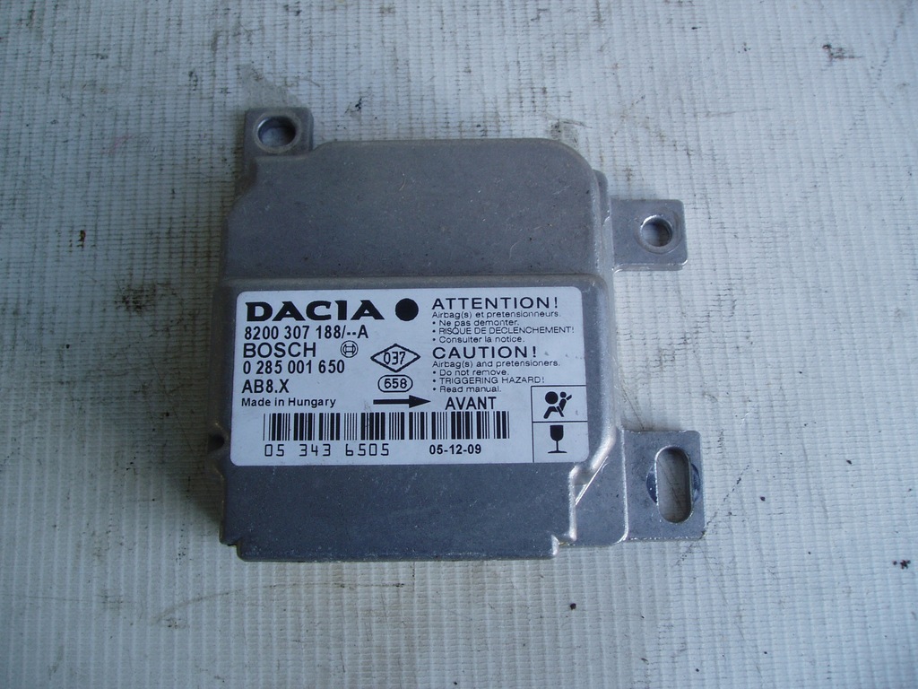 фото №1, Модуль подушок подушка безпеки dacia logan 1