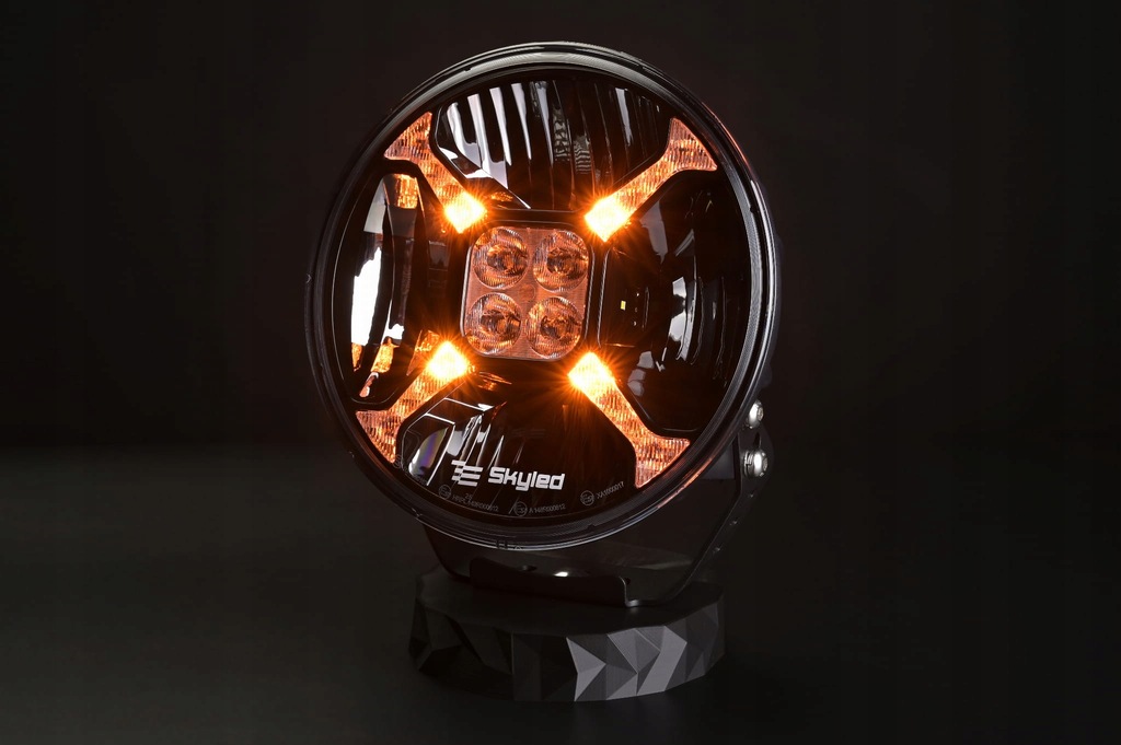 фото №9, Фара дальнє світло skyled cosmo flash 9x 120w full led положення + strobo