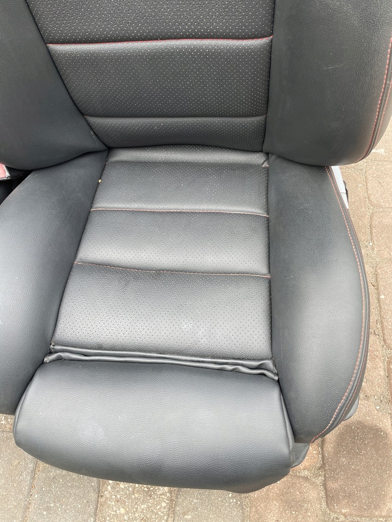 фото №7, Сидіння сидіння лівий правий заднє сидіння bmw e36 cabrio шкіра чорний obszyte