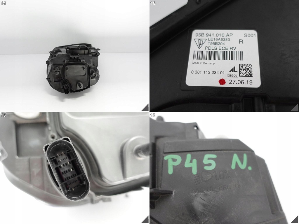 фото №12, Porsche macan 95b lift 18- pdls full led лампа права перед europa