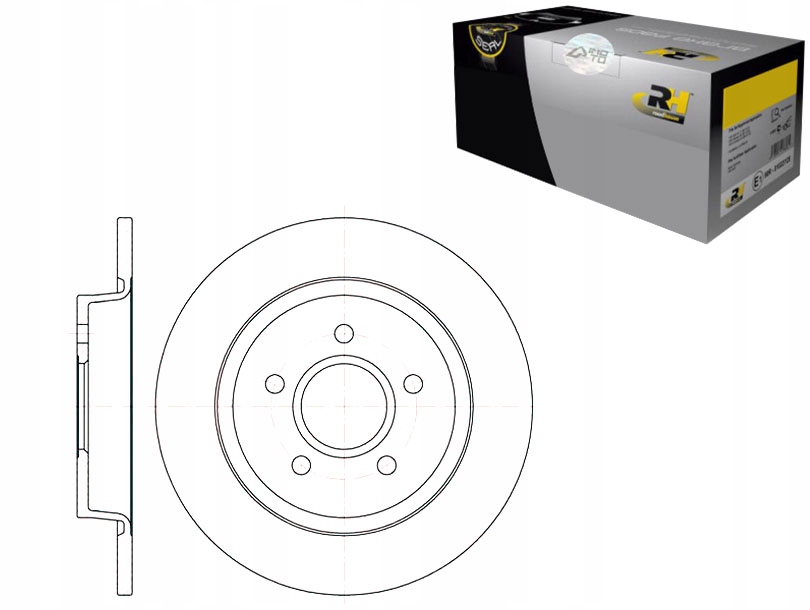 фото №1, Гальмівні диски гальмівні 2szt 280x11 p 5-otw ford focus c-