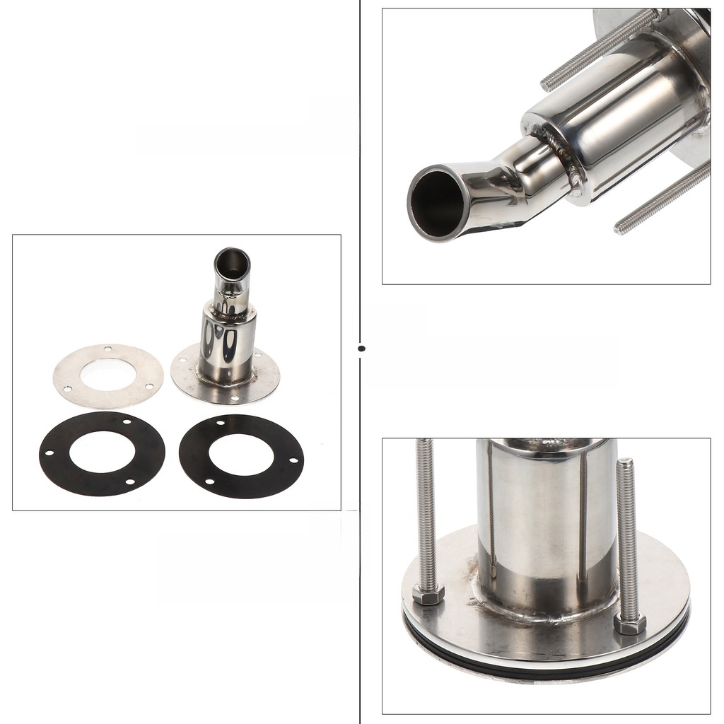 фото №10, З'єднувач повітря практичний шланги випускні аксесуари do труби випускної