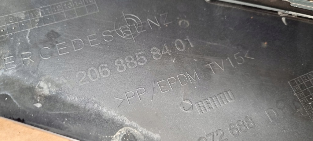 фото №14, Mercedes c klasa w206 amg бампер перед оригинал a258