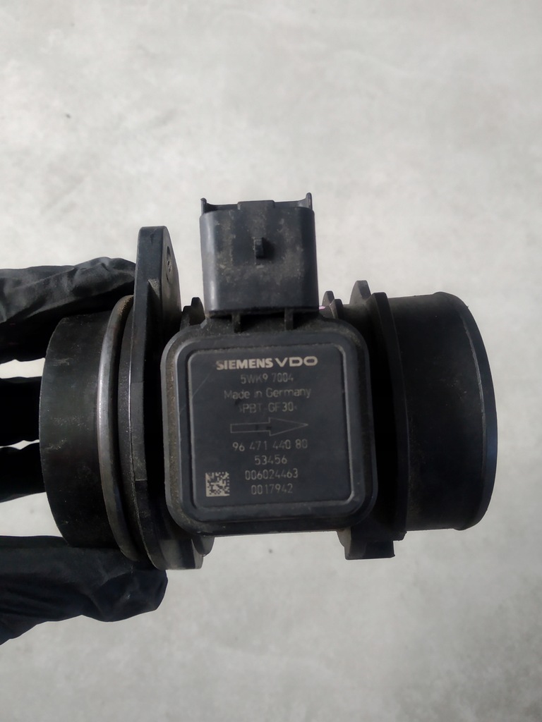 фото №5, Расходомер peugeot citroen c2 c3 1.4 hdi 9647144080 siemens