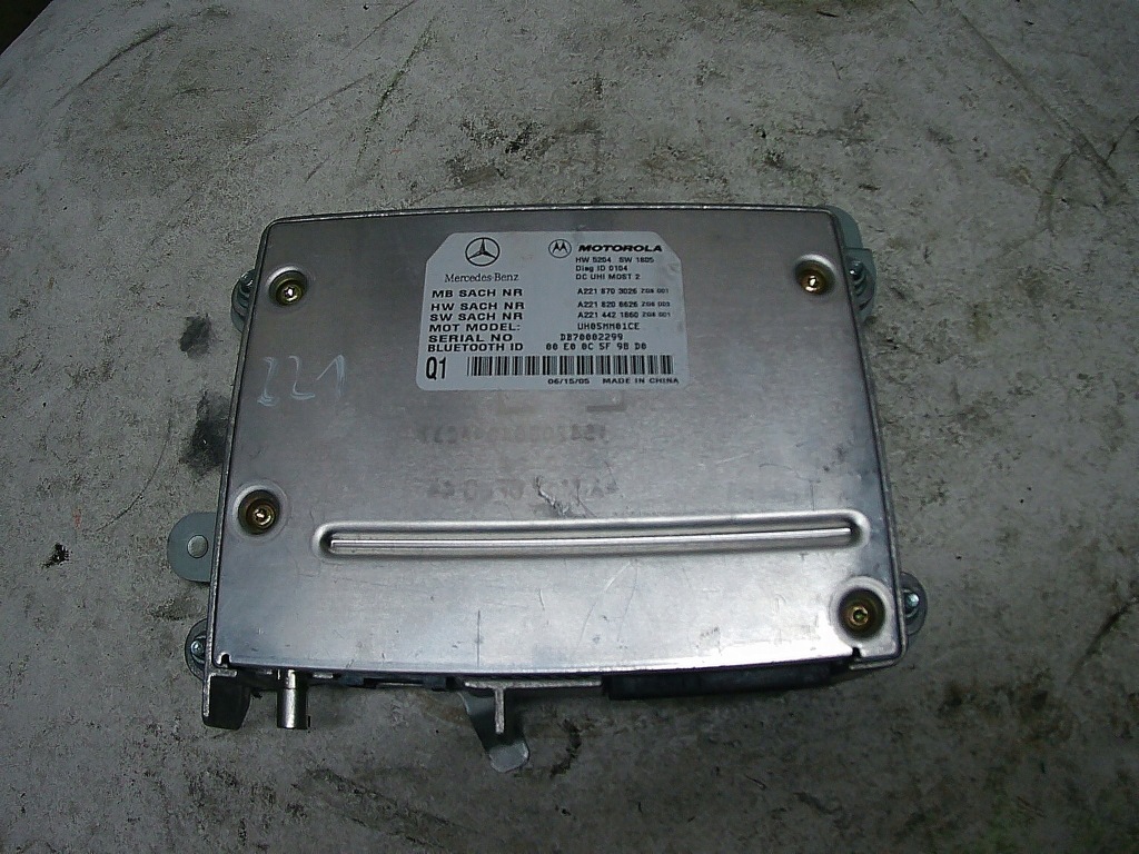 фото №1, Mercedes s w221 модуль блок управления motorola eur