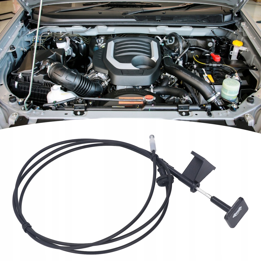 фото №12, Трос отпускающая капот двигателя с крепление do ciągnięcia 74130snaa01