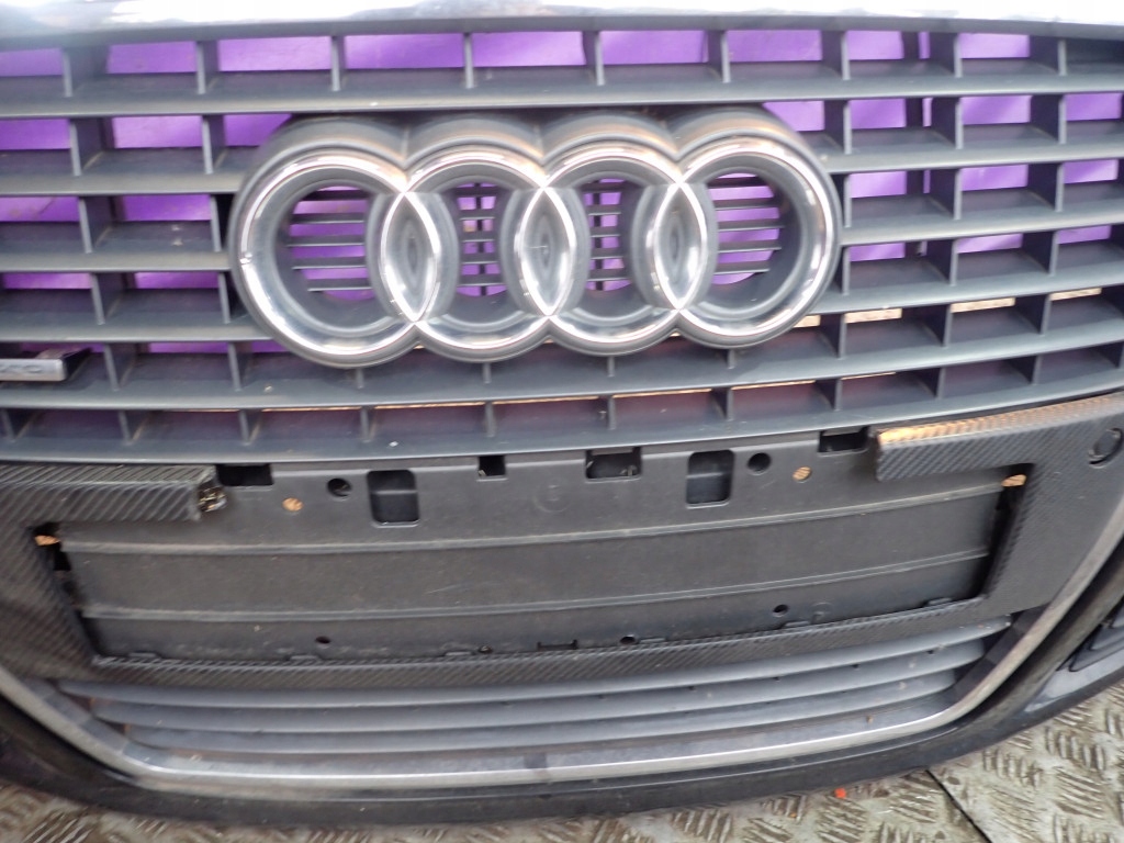 фото №14, Audi a8 d3 lift 05-10 бампер перед передний kompletny решётка радиатора 4z4z