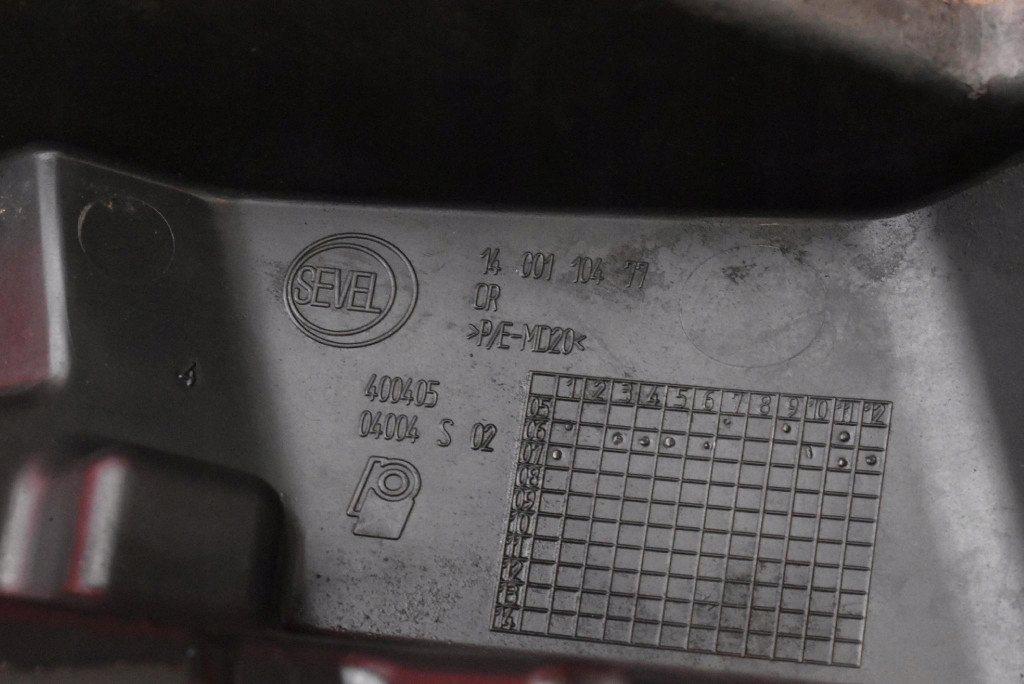 фото №16, Pas передній підсилювач верхній 1400110477 citroen jumpy 2 ii 2.0 hdi 07-16