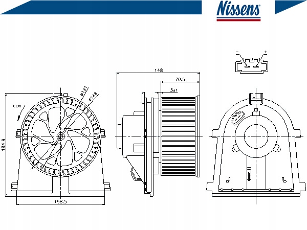 фото №2, Вентилятор воздуходувка [nissens]