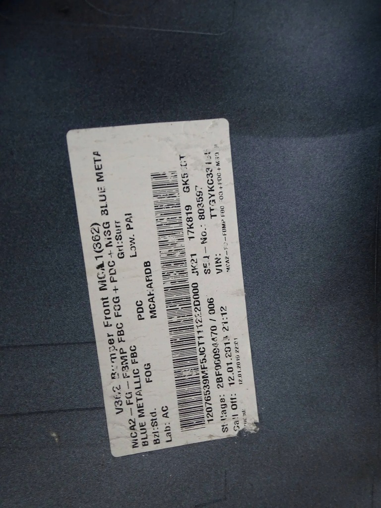 фото №12, Бампер перед ford transit custom lift 19-