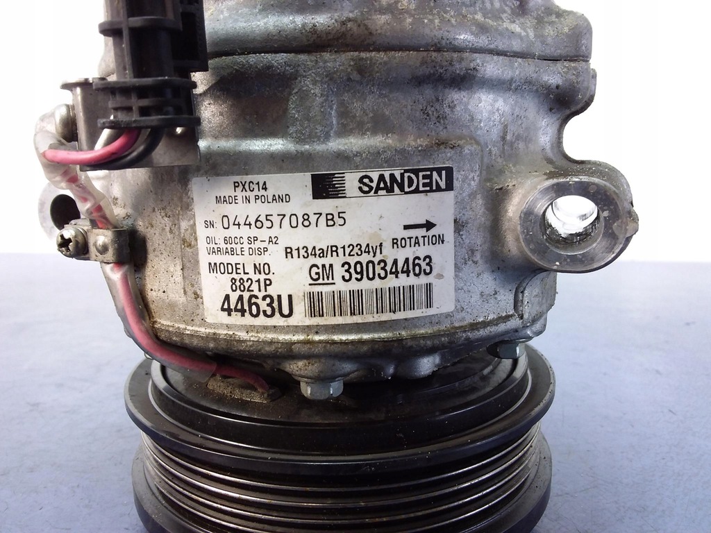 фото №4, Opel astra k 1.4 t компрессор кондиционера 39034463