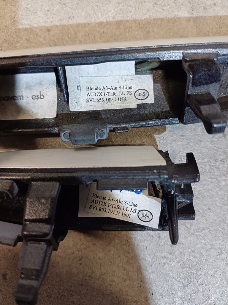 фото №5, Молдинг декоративна dekor audi a3 s3 nr. 8v1853189j- 8v1853191h