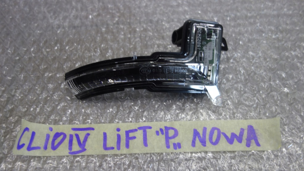 фото №1, Поворотник зеркало правый renault clio 4 iv fl