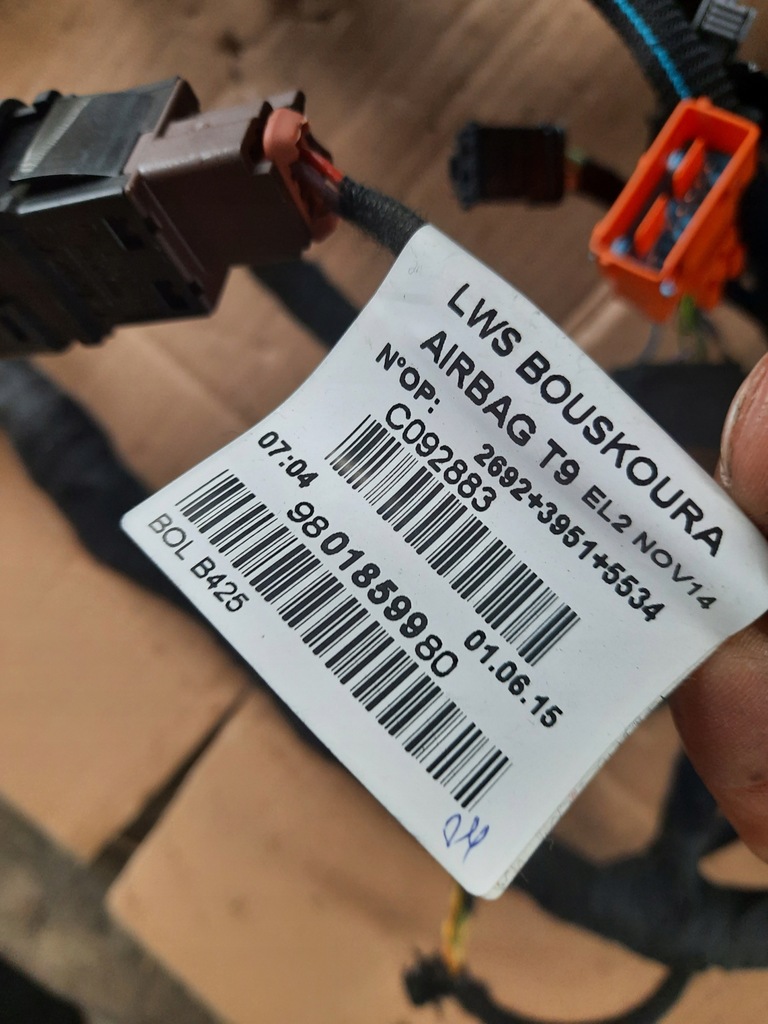 фото №7, Peugeot 308 ii t9 джгут електропроводка панелі pod панель