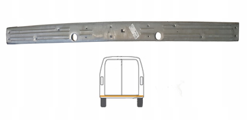 фото №2, Молдинг поперечина заднього ремкомплект sprinter vw lt 95-