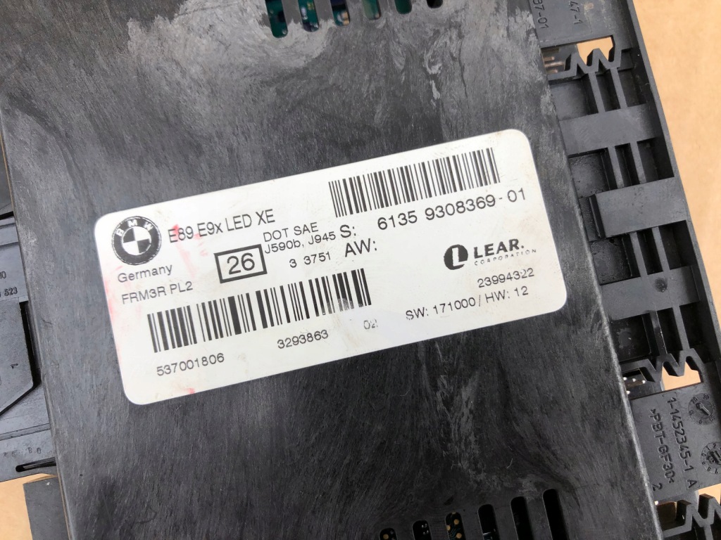фото №1, Модуль блок управления света led bmw z4 e89 9308369