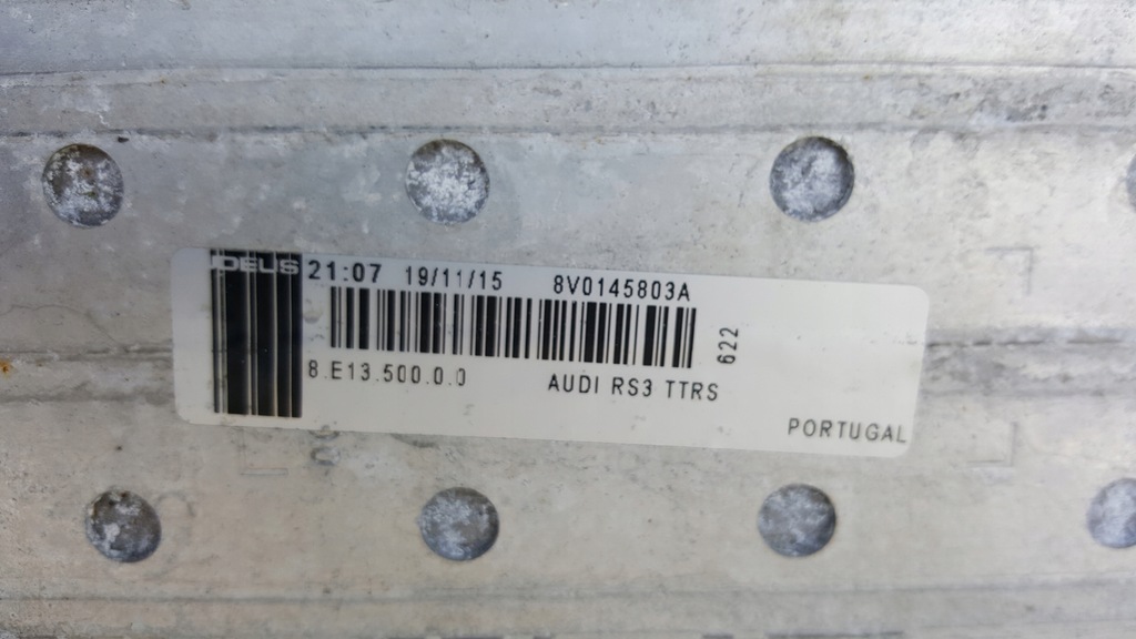 фото №8, Комплект радиатор вентиляторы audi rs3 8v 2.5 2015-