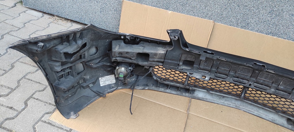 фото №14, Mercedes cls c219 бампер передний kompletny pod ксенон цвет c197