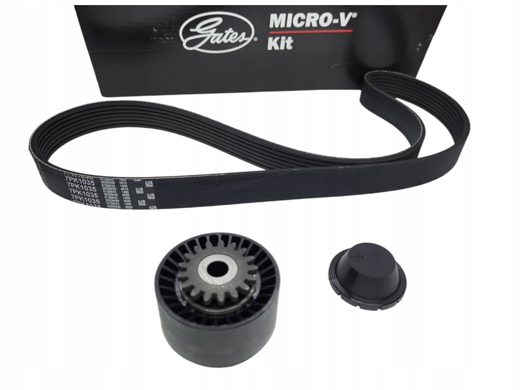 фото №1, Набір ремінь 7pk1035 gates renault clio iii modus twingo ii wind 1.2