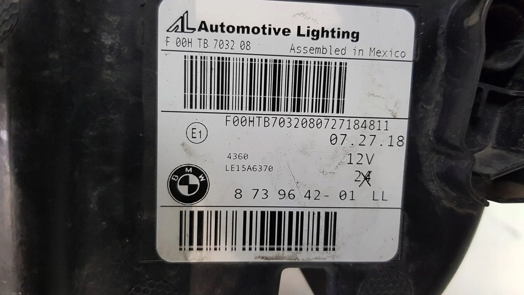 фото №11, Лампа перед правая led 873964201 bmw x3 g01 17-