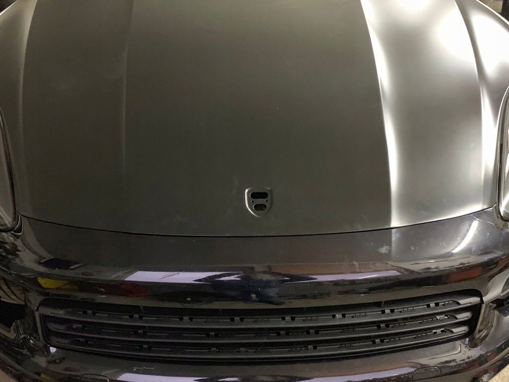 Капот крышка двигателя porsche cayenne 9y e3 19-23r алюминиевая Оригинал