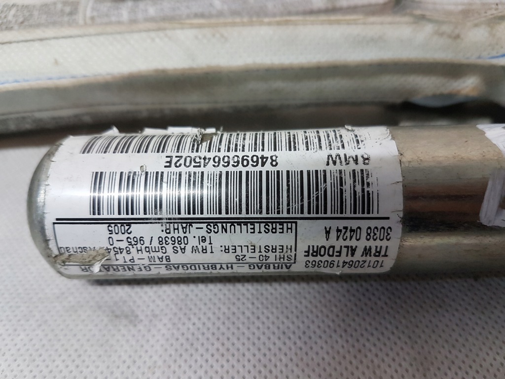 фото №6, Шторка безпеки подушка ліва права подушка безпеки bmw e90