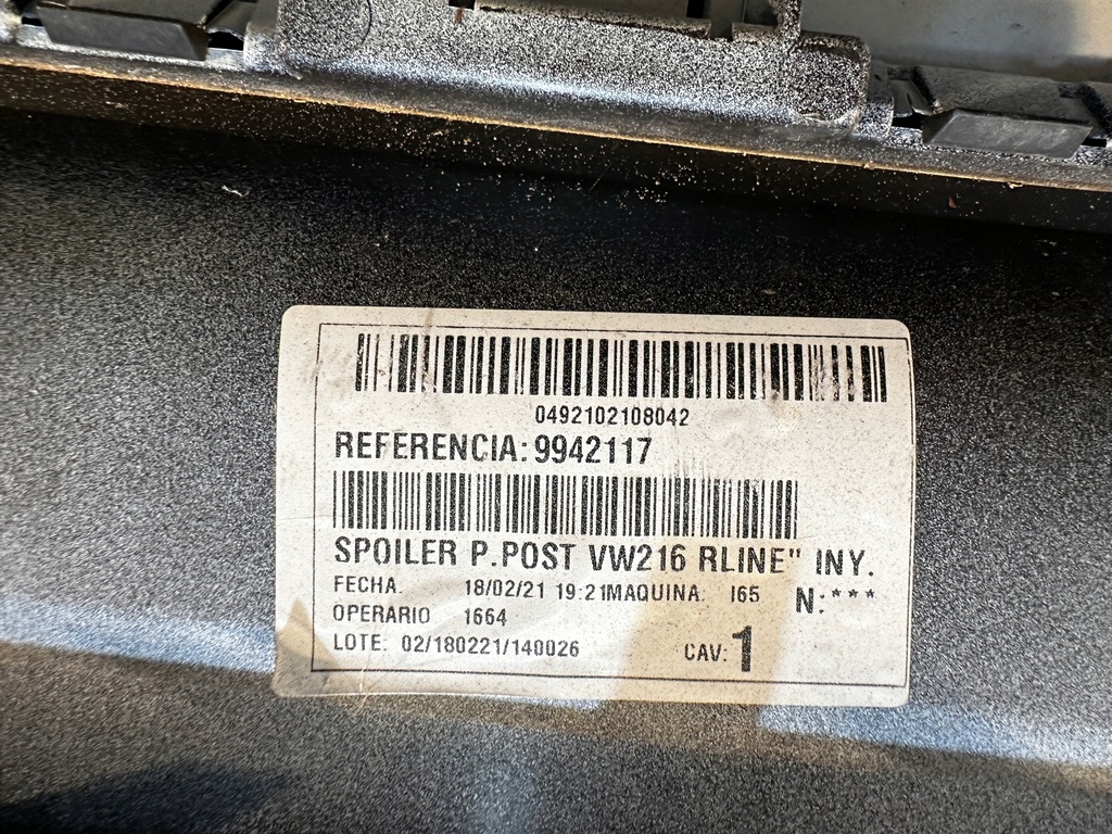 фото №11, Vw t-cross 2gm r-line бампер задняя задний накладка dół 2gm807521b