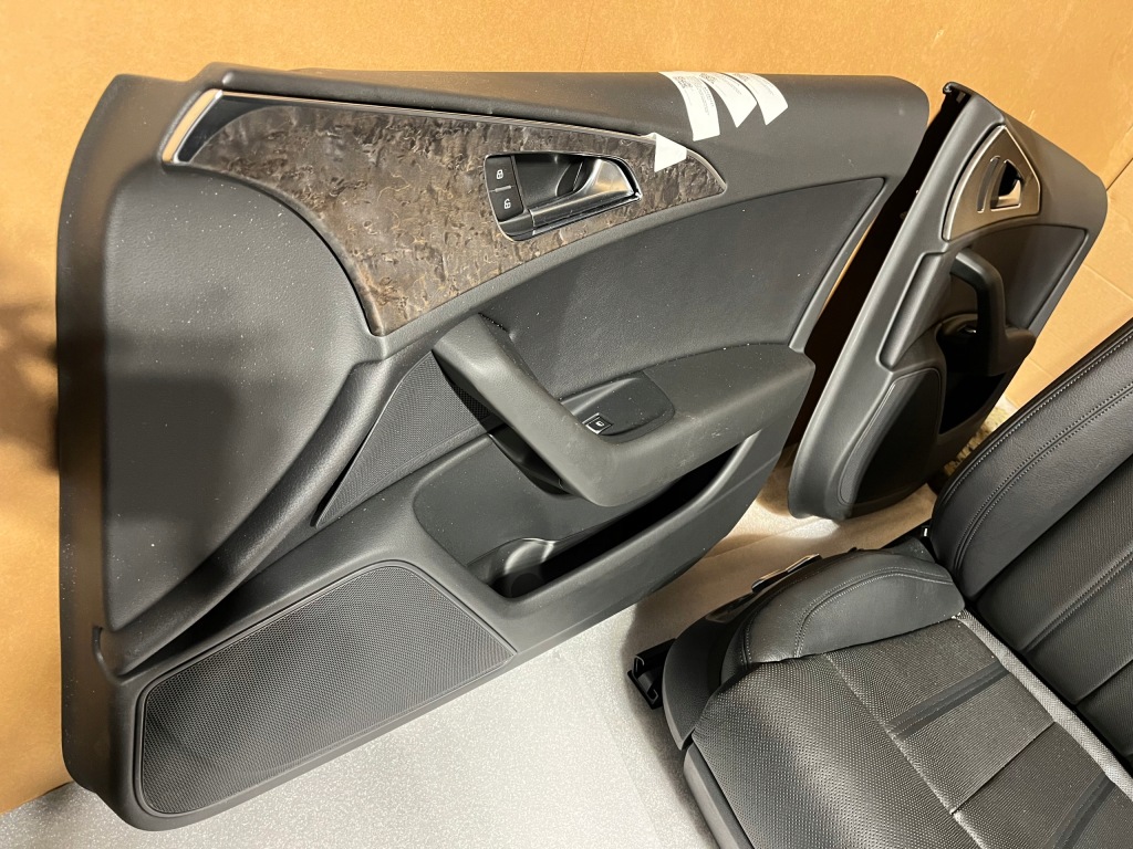 Audi a6 c7 lift sedan сидіння заднє сидіння обшивки декори тунель вентиляція nowe Ціна