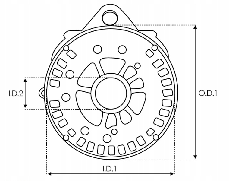 фото №7, Кронштейн, фланец приводной генератора as-pl abr4005
