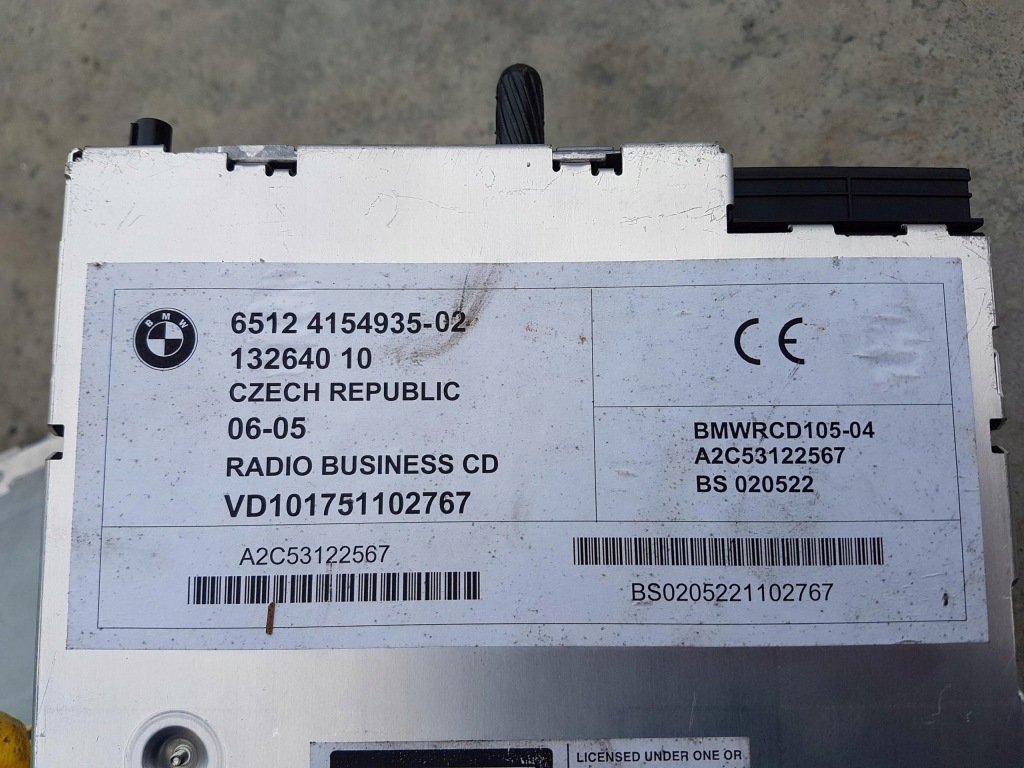 фото №1, Io business cd 4154935 bmw x3 e83 2006 bmw