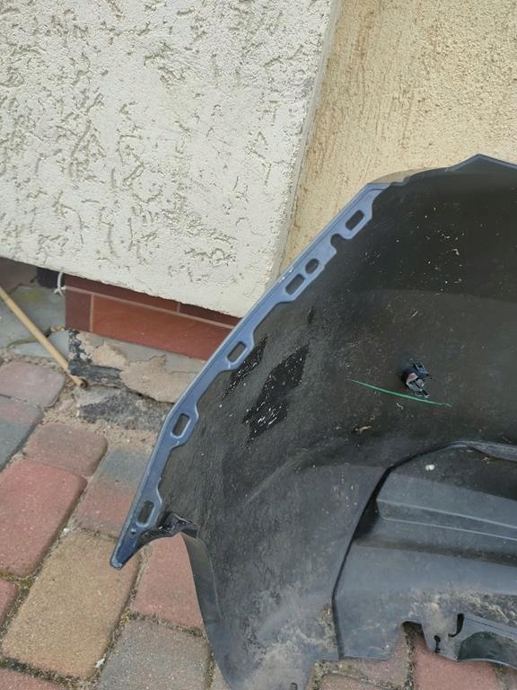 Бампер задний nissan micra k14 4pdc szary металлик Оригинал