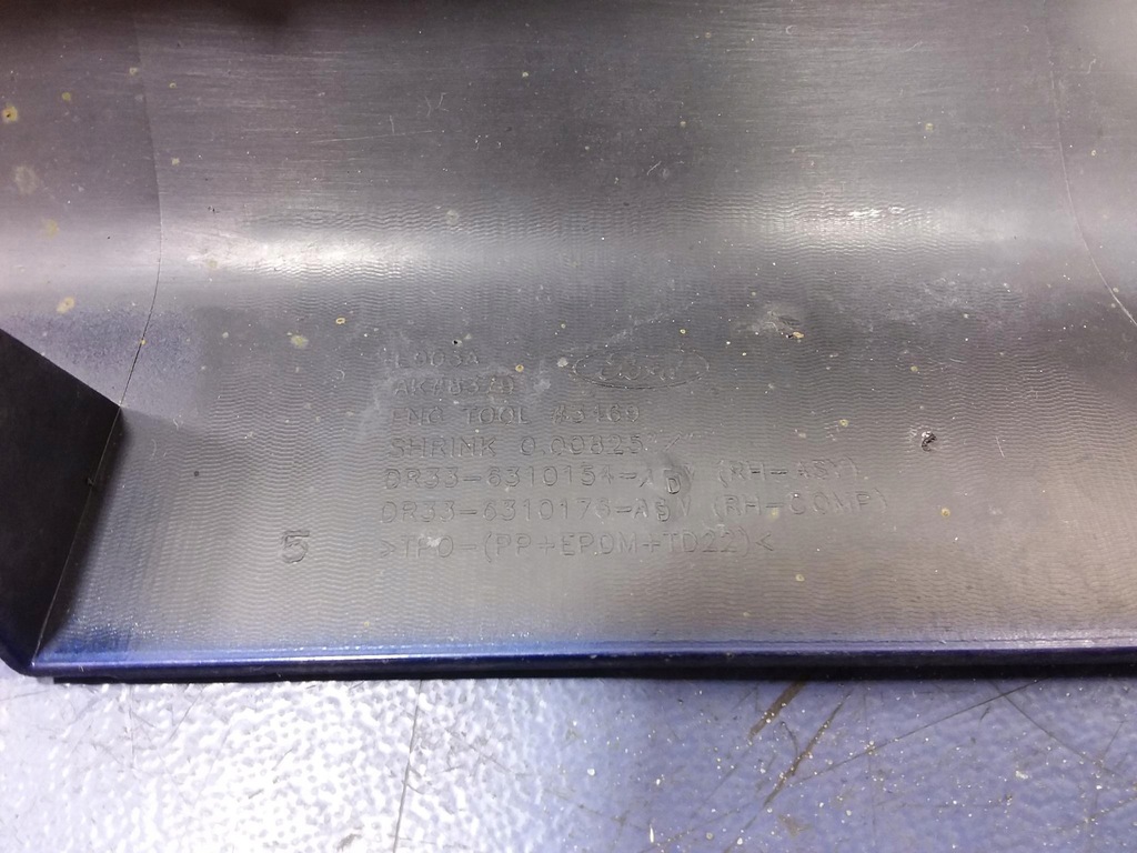 фото №12, Mustang v lift 13-14 молдинг защита порог правая j4